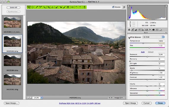 Kursus i Adobe Photoshop CS5 Camera Raw